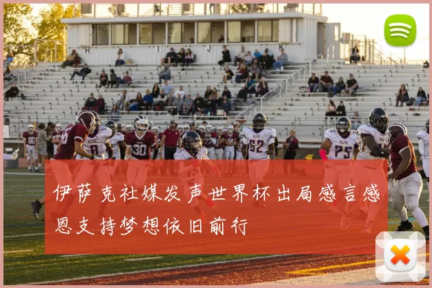 伊萨克社媒发声世界杯出局感言感恩支持梦想依旧前行